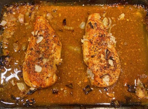 Sweet-Hot Baked Chicken Breast