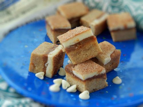 Caramel Snickerdoodle Bars