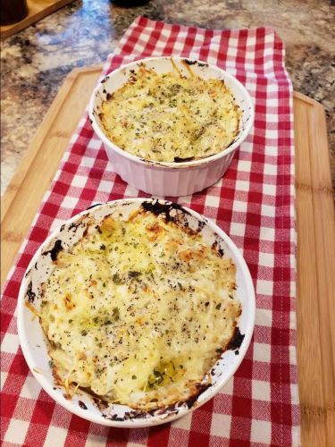 Individual Cacio e Pepe Lasagnas