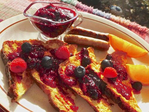 Blueberry and Raspberry Pancake Topping