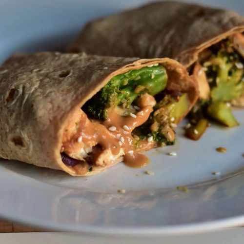 Sesame Chicken Wraps