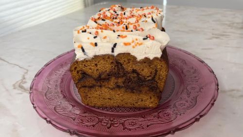 Pumpkin Nutella Loaf