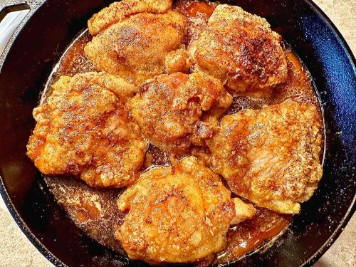 Baked Sweet and Sour Chicken Thighs