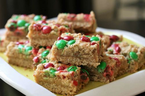 Peanut Butter Monster Cookie Dream Bars