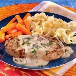 Creamy Mustard Pork Chops