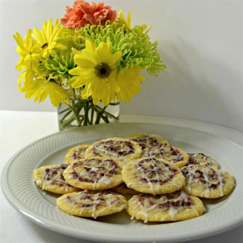 Raspberry Swirl Cookies