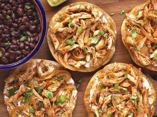 Chicken Tinga Tostados