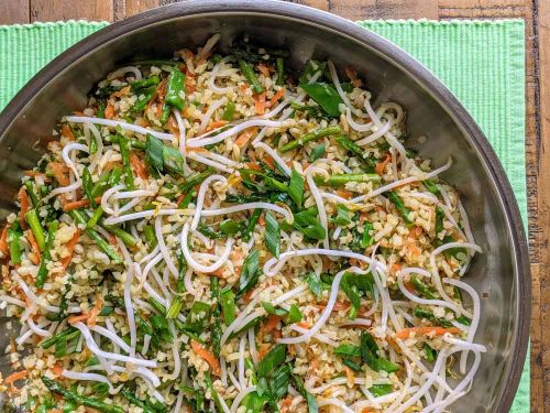 Summer Veggie Cauliflower Fried "Rice"