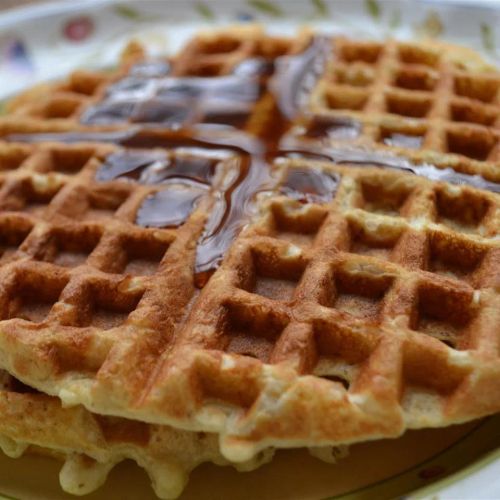 Corny Oatmeal Waffles