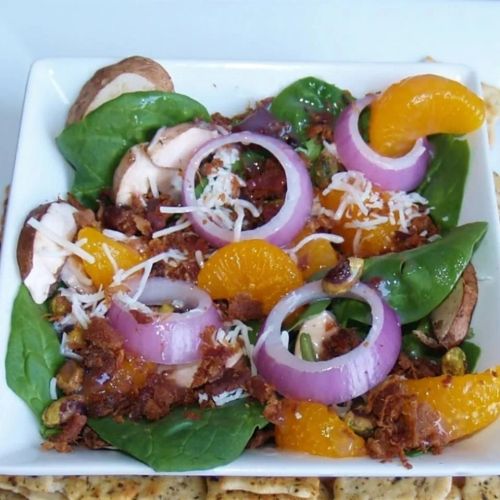 Spinach and Mandarin Orange Salad