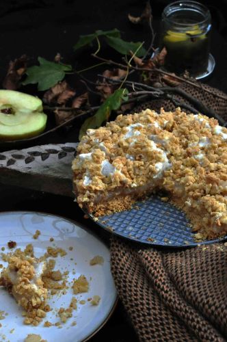 Vegan Apple Pie with Foam