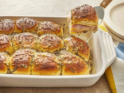 Baked Ham and Cheese Sliders