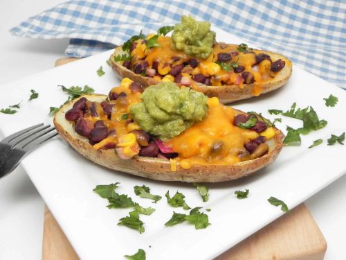 Vegetarian Southwestern Potato Skins