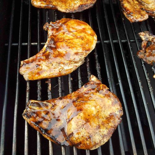 Grilled Brown Sugar Pork Chops