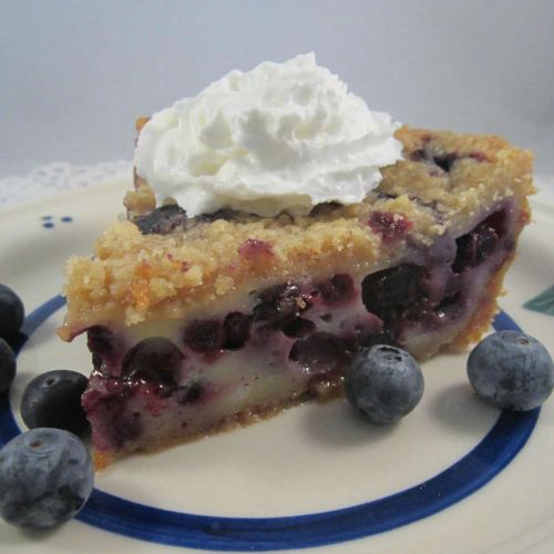 Blueberry Custard Pie