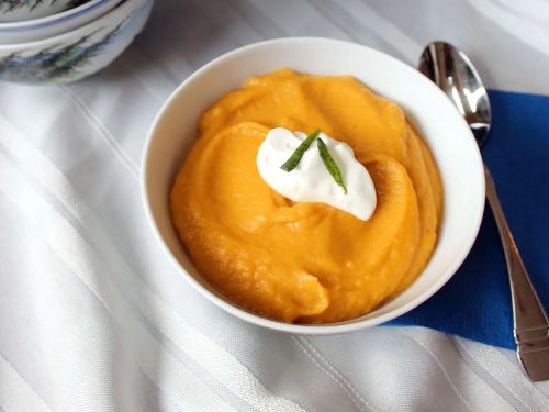 Sweet Potato Soup with Coconut Milk