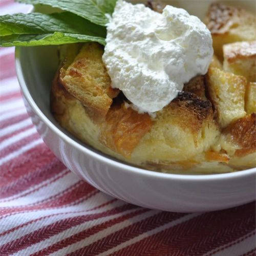 My Peach Bread Pudding