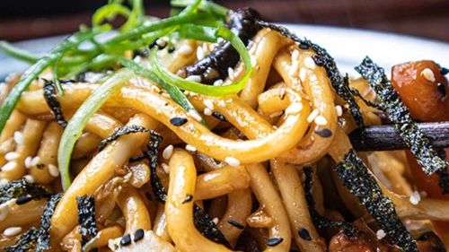 Yaki Stir-Fried Udon Noodles (Vegan)