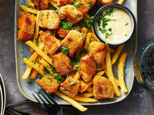 Air Fryer Catfish Nuggets