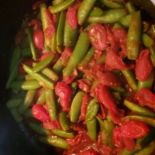 Cherry Tomato Snap Peas