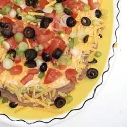 Best Ever Layered Mexican Dip