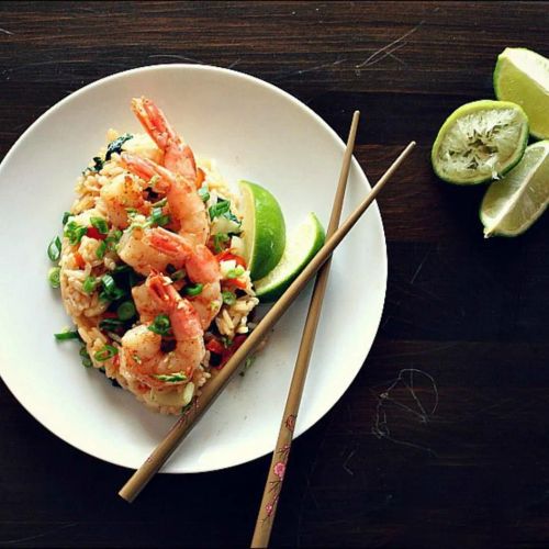 Coconut, Chile, and Lime Shrimp