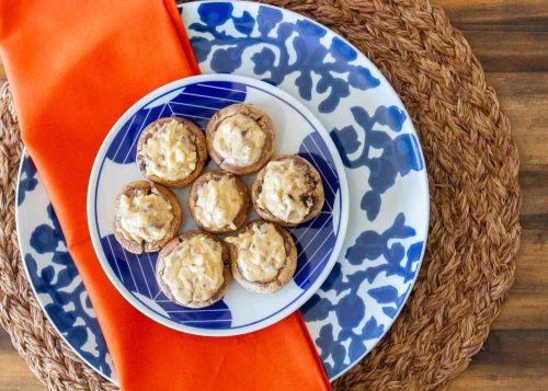 Vegan Stuffed Mushrooms