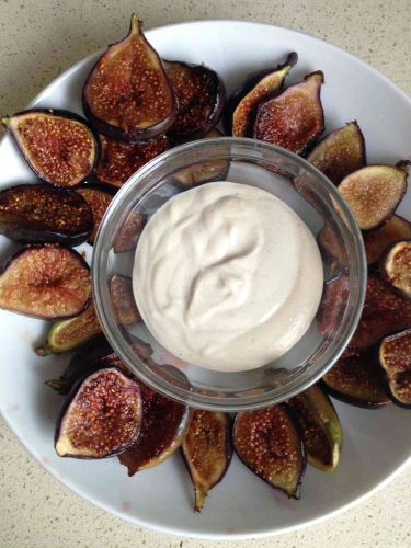 Sauteed Figs with Cashew Creme