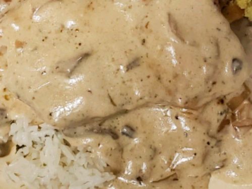 Pork Chops with Sour Cream and Mushroom Sauce