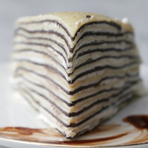 Black & White Mille Crepe