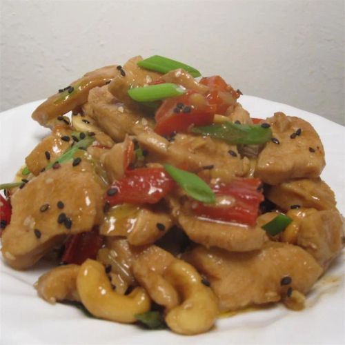 Ginger Chicken with Cashews