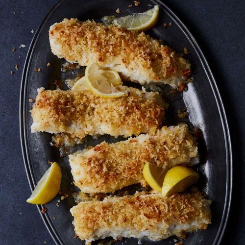 Pan-Seared and Crusted Lingcod