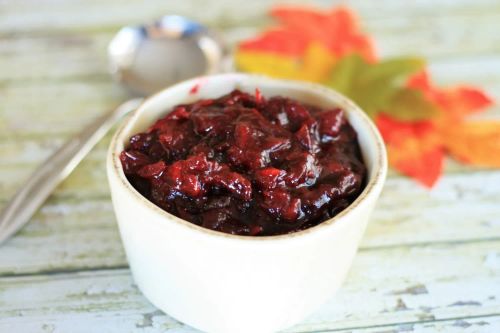 Instant Pot Cherry-Orange Cranberry Sauce