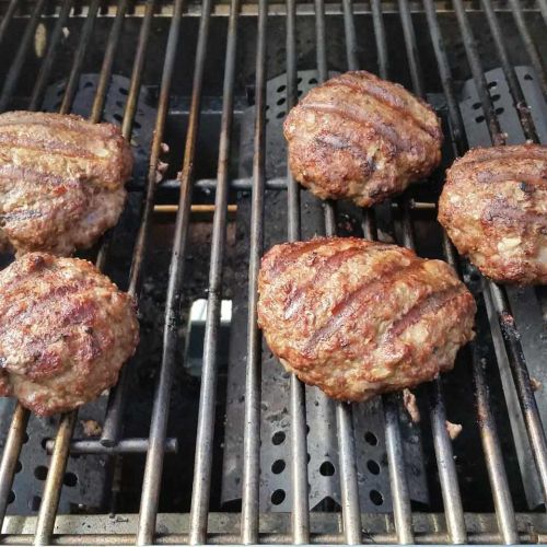 Grilled Bison Burgers