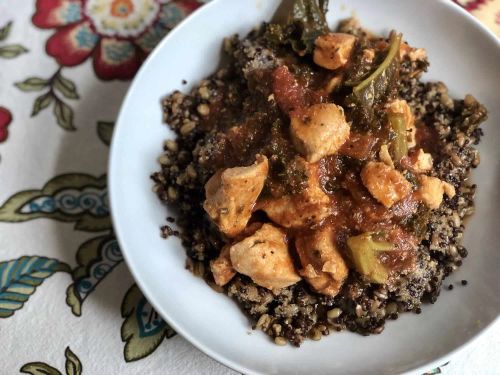 Instant Pot Keto Chicken and Kale Stew