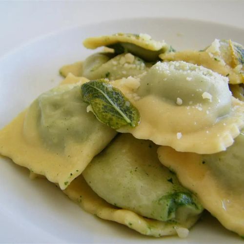 Spinach, Feta, and Pine Nut Ravioli Filling