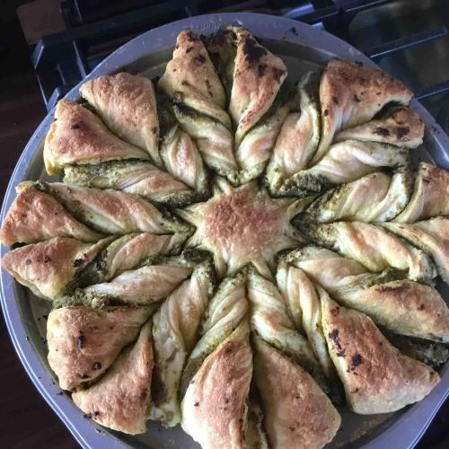 Pesto Puff Pastry Pinwheel