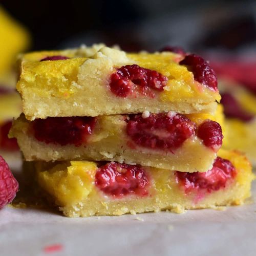 Lemon Raspberry Crumb Bars