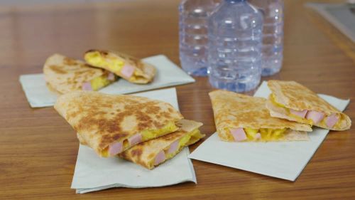 Ham, Egg, and Cheese Quesadillas