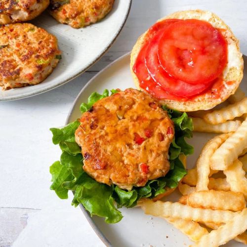 Pineapple-Teriyaki Chicken Burgers