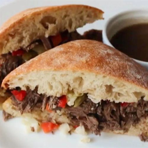 Chicago-Inspired Italian Beef Sandwich