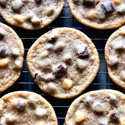 Triple Chocolate Chunk Cookies