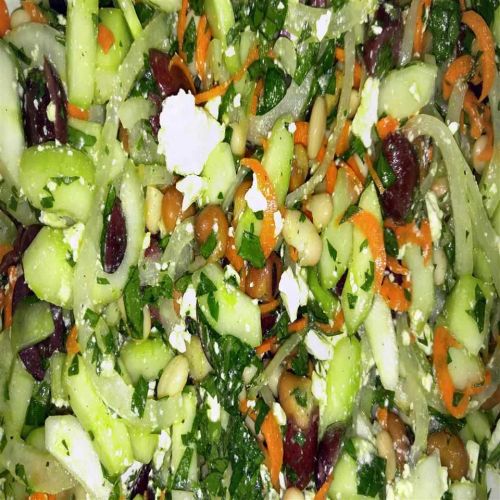 Greek Cucumber Bean Salad