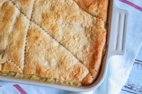 Chicken Pot Pie with Crescent Rolls