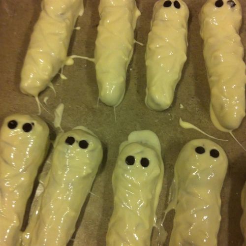 Halloween Mummy Cookies