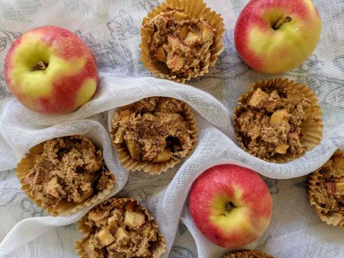 Vegan and Soy-Free Apple Cinnamon Oat Muffins