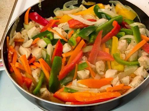 Stir Fried Pasta with Veggies