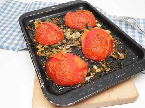 Slow-Roasted Plum Tomatoes