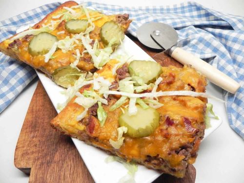 Easy Cheeseburger Pizza