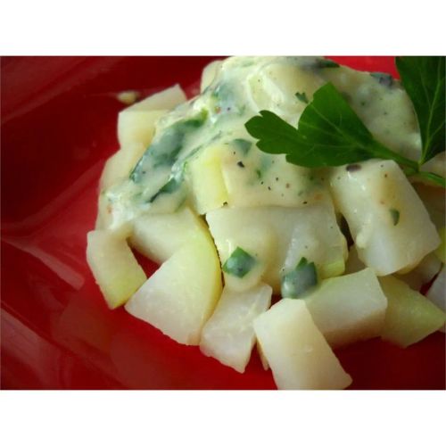 Kohlrabi with White Sauce